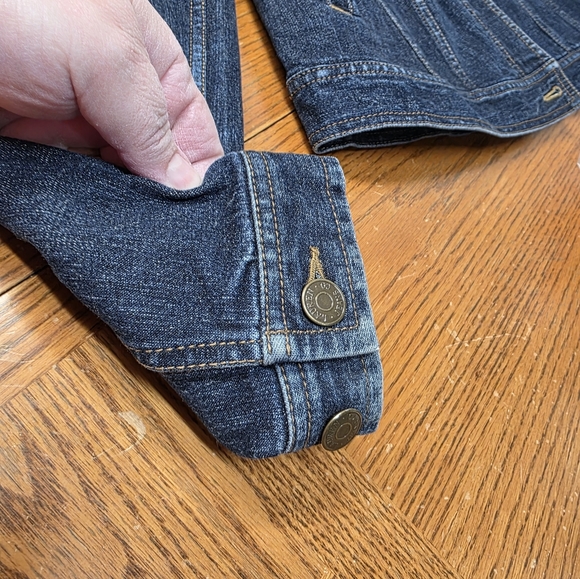 Lauren Jean Co Ralph Lauren Women's Size M Blue Denim Jacket - Picture 6 of 9